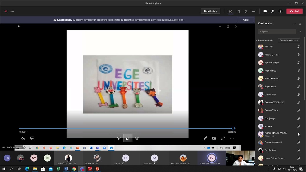 EÜ’den  “Mutlu Etkinlikler Ekranı”
