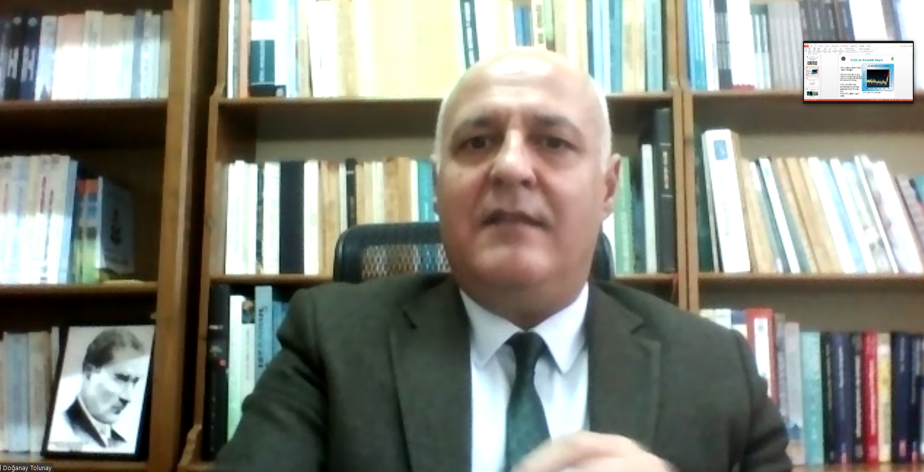 EÜ’de  “Küresel İklim Değişikliği,  Türkiye’de Doğal Ekosistemler ve Tarıma Etkileri’’ tartışıldı