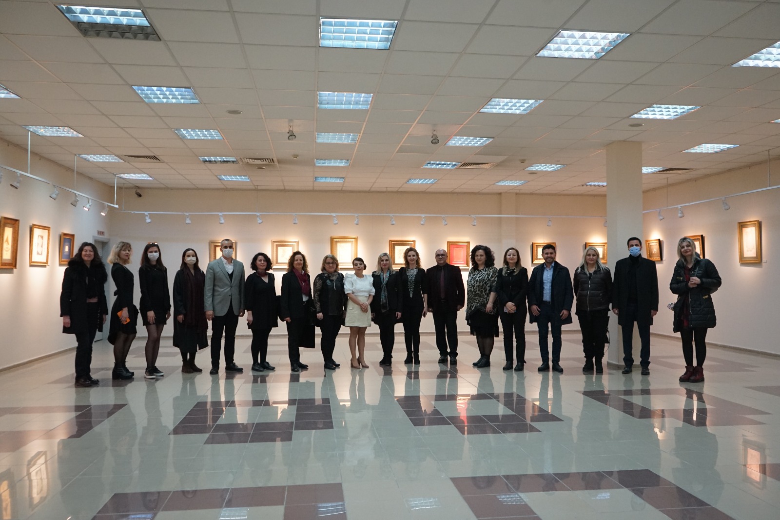 EÜ’de “Şehkar-ı Aşk” tezhip sergisine yoğun ilgi