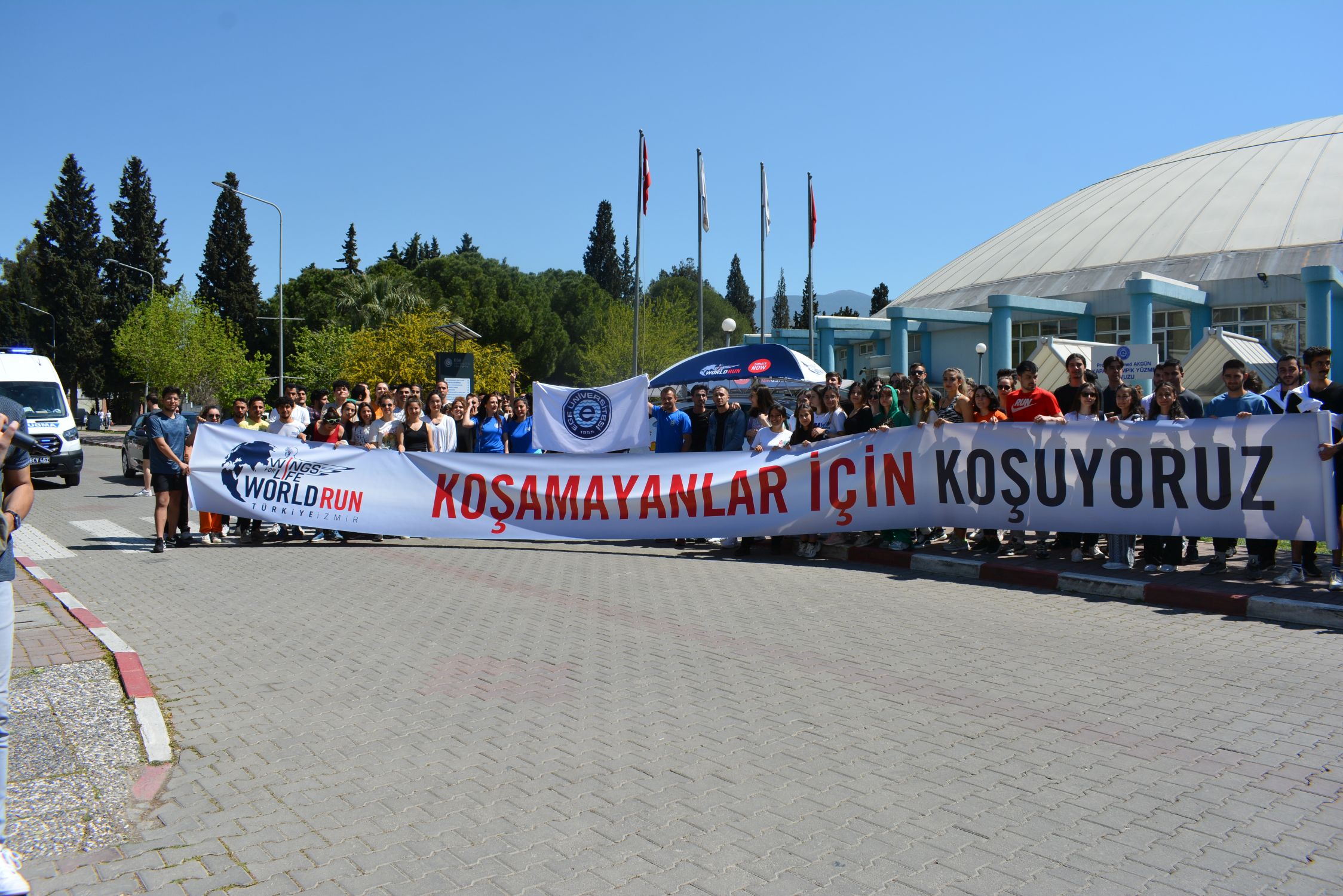 EÜ’de “Wings For Life World Run” Farkındalık Koşusu düzenlendi
