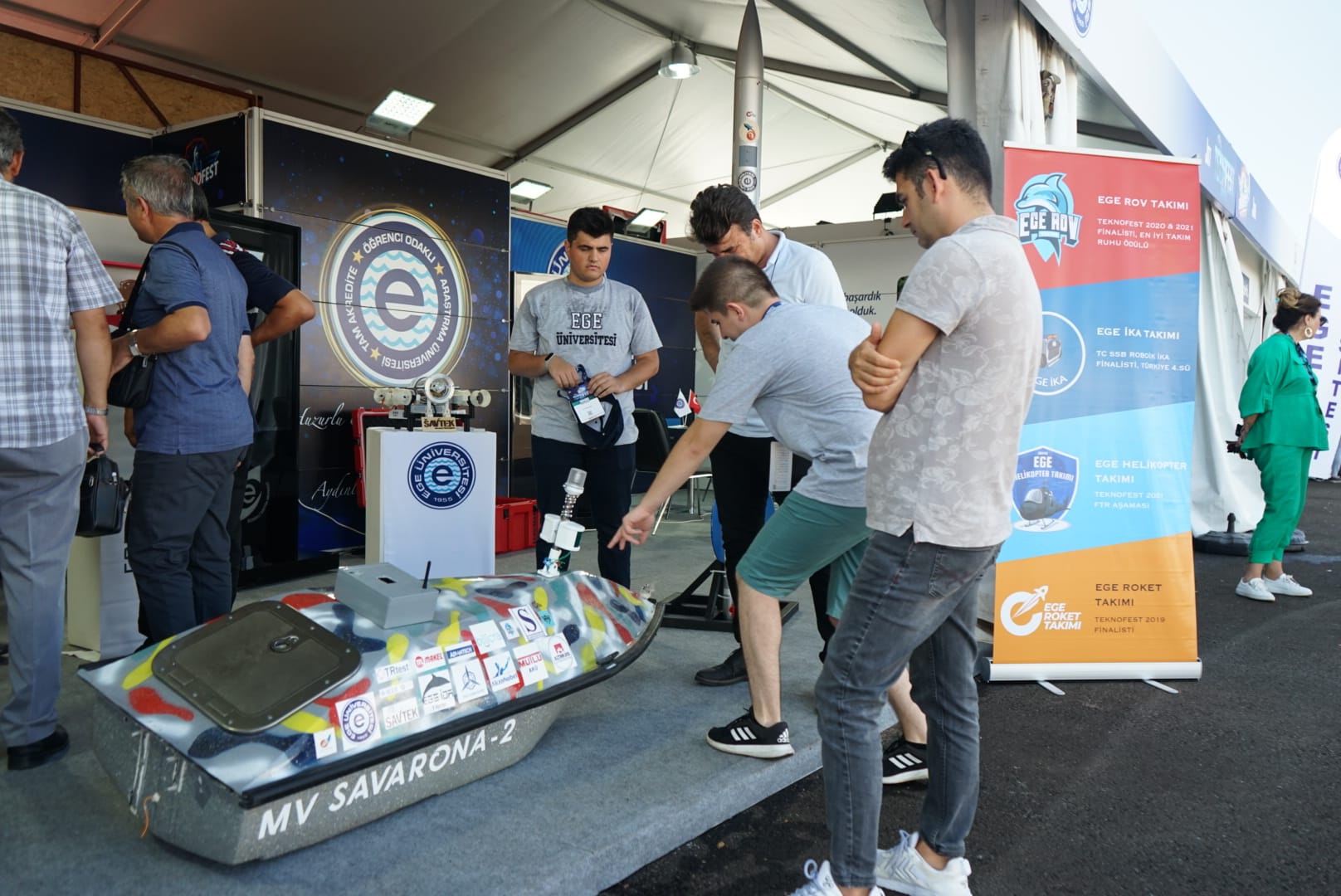 TEKNOFEST’te Ege Üniversitesi standına yoğun ilgi