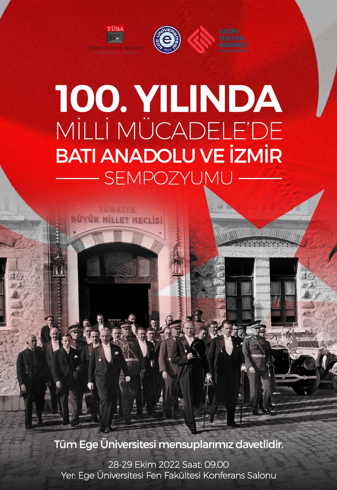 Ege Üniversitesi, Cumhuriyetin 99. yılını coşkuyla kutlayacak!
