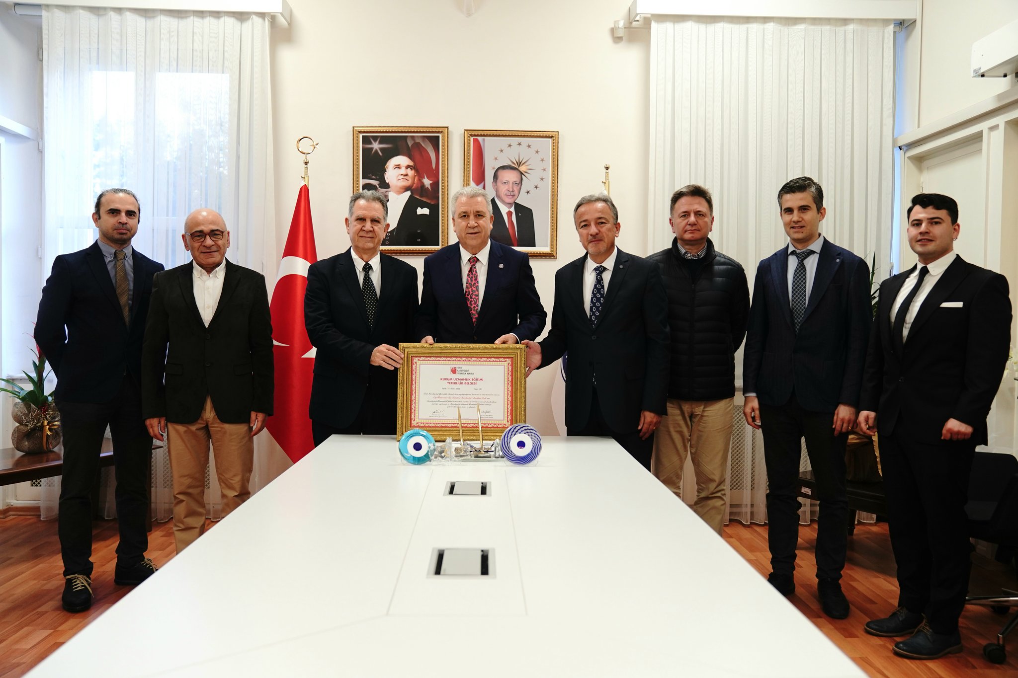 EÜTF Kardiyoloji Anabilim Dalına “Kurum Uzmanlık Eğitimi Yeterlilik Belgesi”