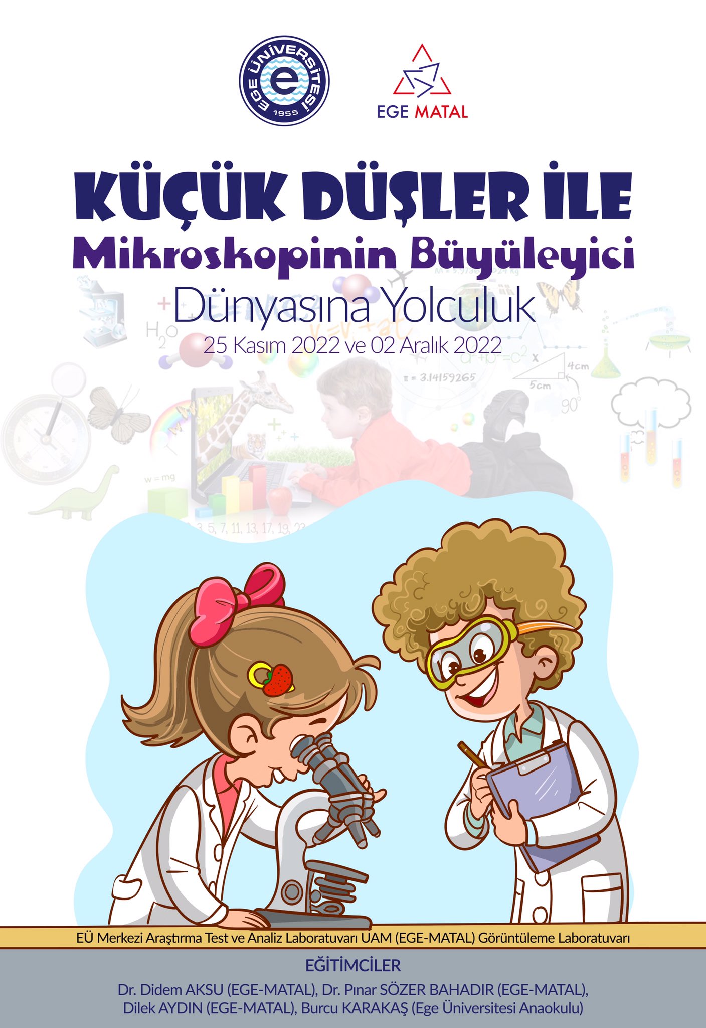 Minikler, mikroskopinin büyülü dünyasına yolculuk edecek