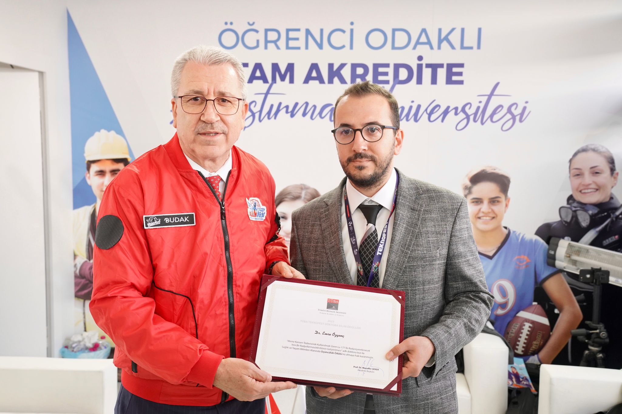 <strong>Egeli genç bilim insanı Dr. Özgenç’e TÜBA- TEKNOFEST doktora bilim ödülü</strong>