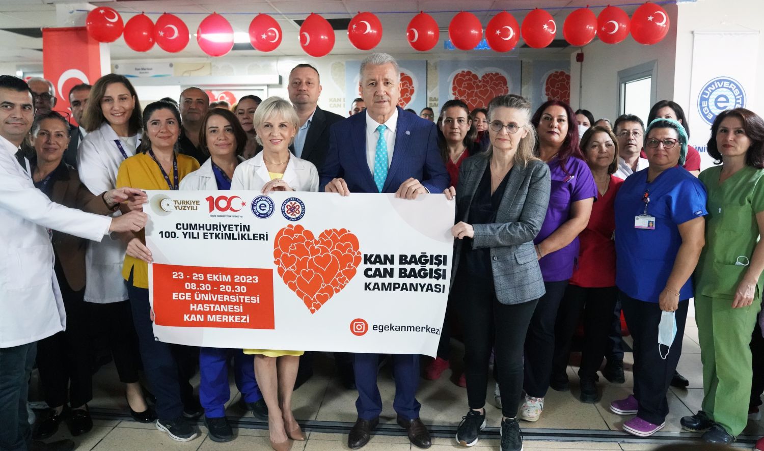 Ege Üniversitesiden “100. Yıl Kan Bağışı Can Bağışı Kampanyası”