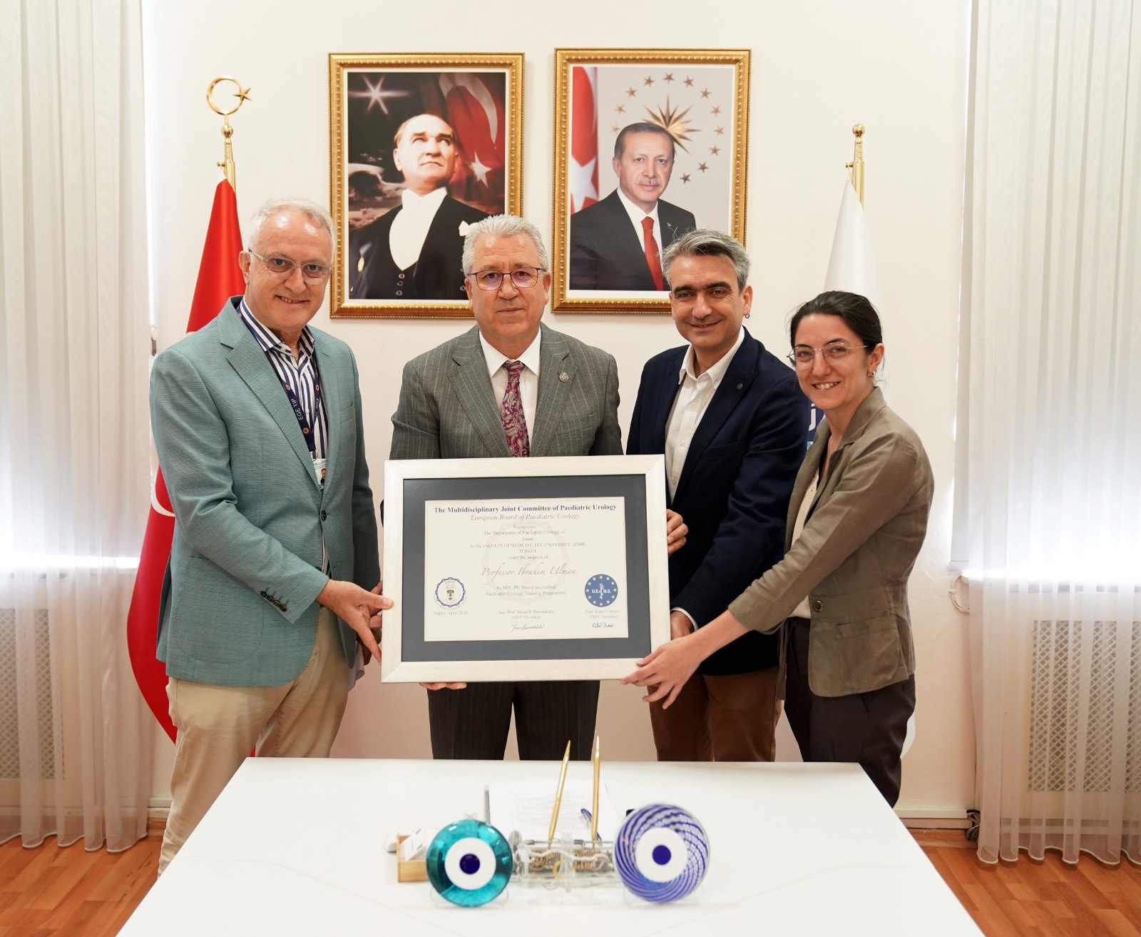 EÜTF Çocuk Ürolojisi Bilim Dalı yeniden akredite oldu