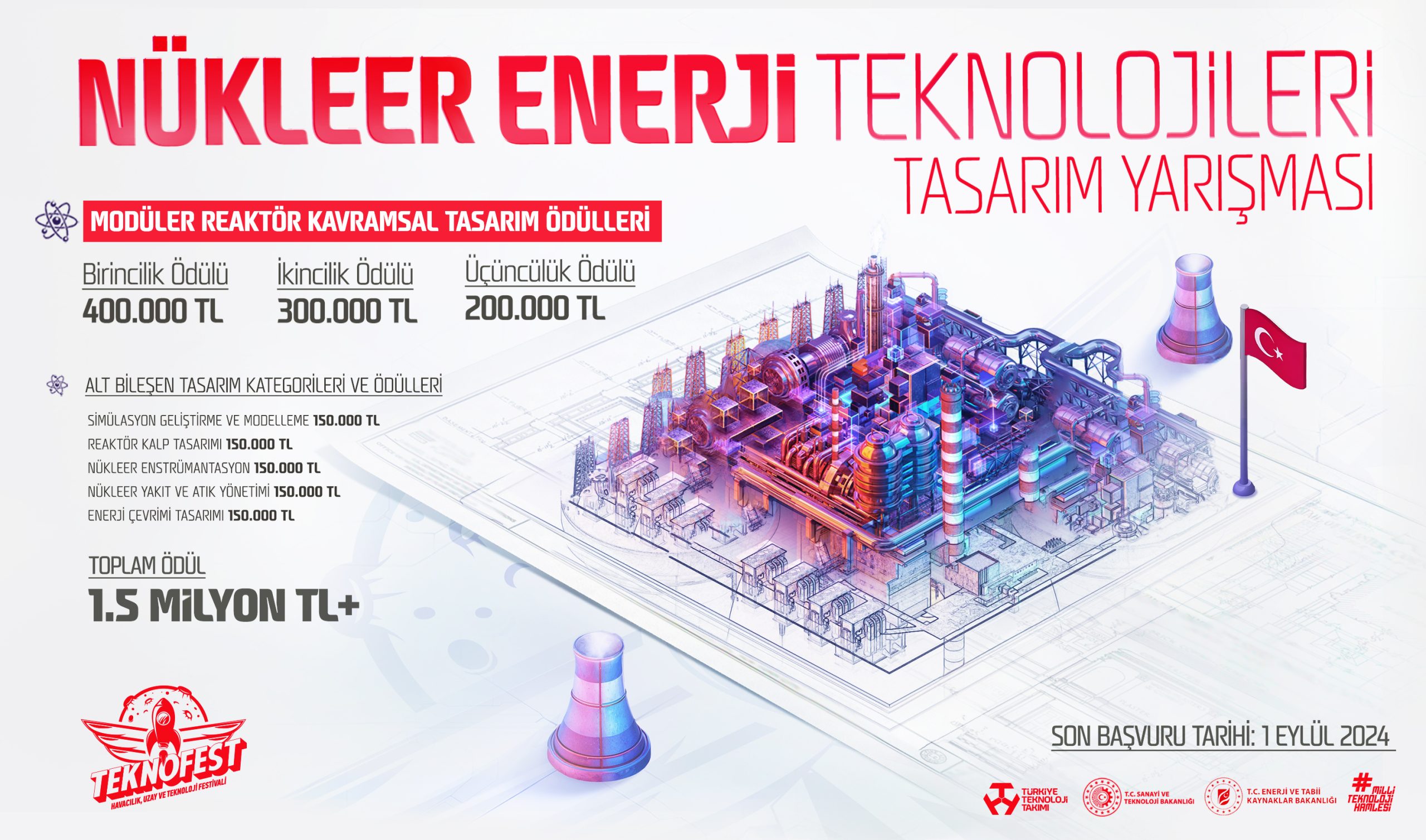 TEKNOFEST ilk defa “Nükleer Enerji Teknolojileri Tasarım Yarışması” düzenliyor
