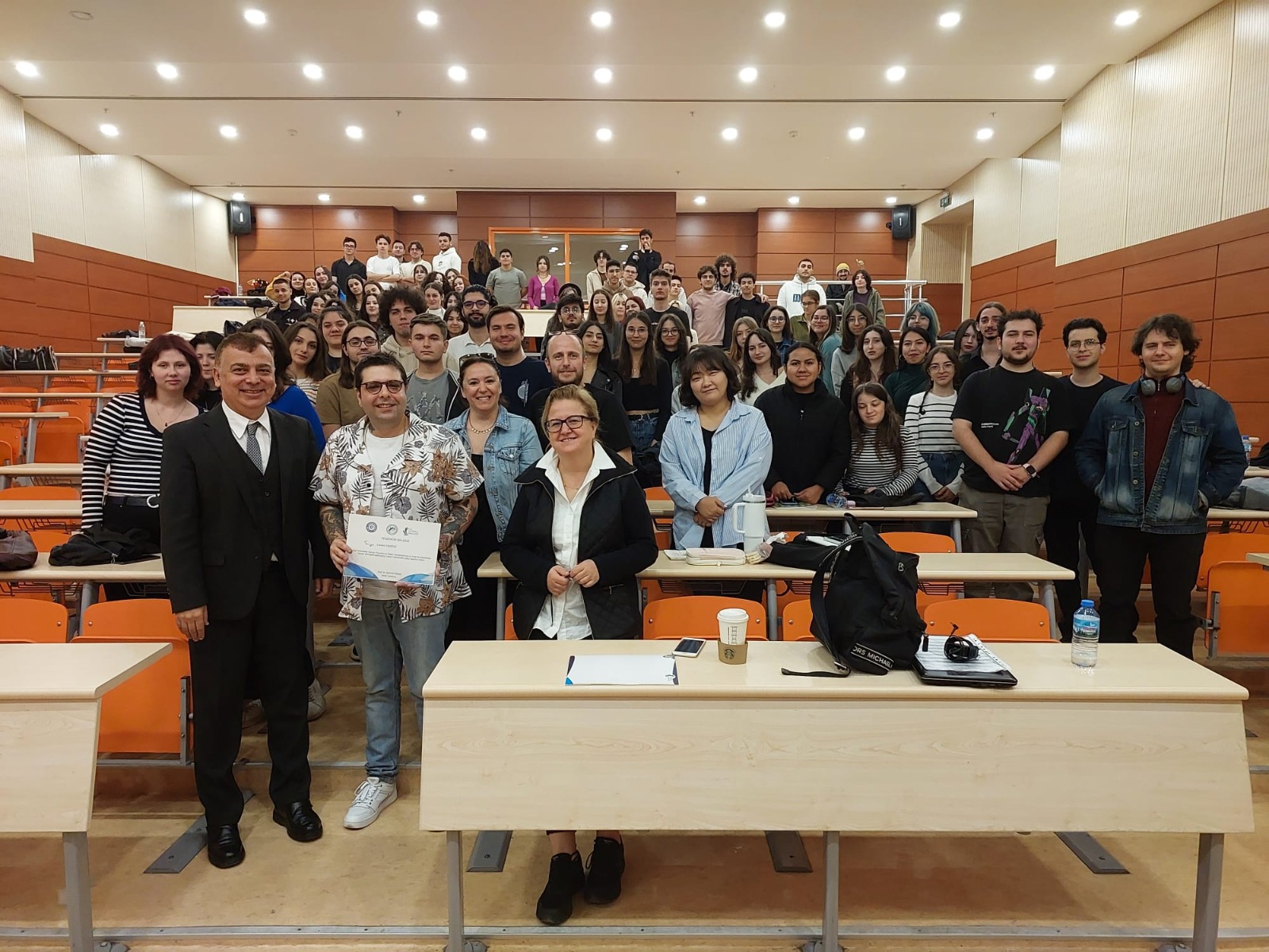 Görsel Efekt Sanatçısı Levent Haseki EÜ İletişim Fakültesine konuk oldu