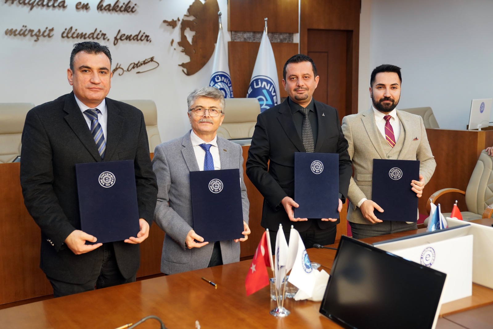 Ege Üniversitesinden önemli iki iş birliği protokolü daha