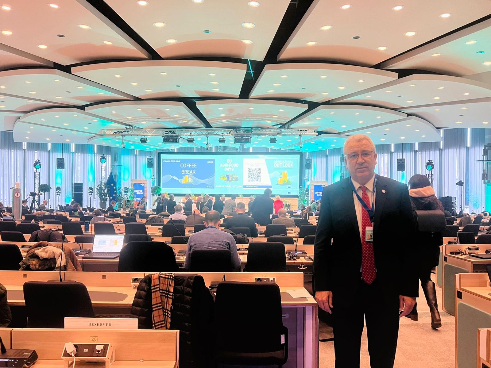 Rektör Prof. Dr. Budak, Brüksel’de “Tarım Vizyonu (2023-2035)” toplantısına katıldı
