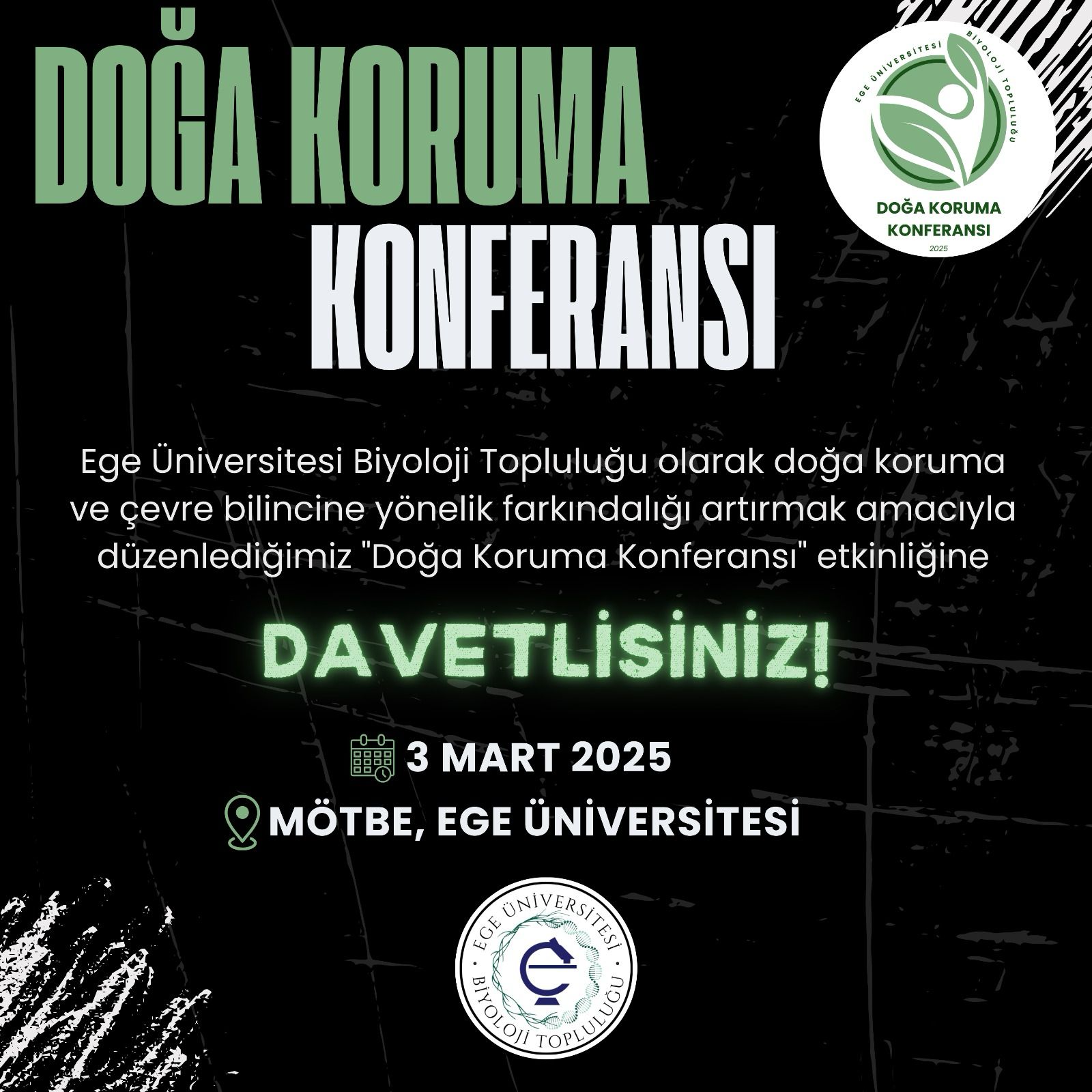 EÜ’de “Doğa Koruma Konferansı” düzenlenecek