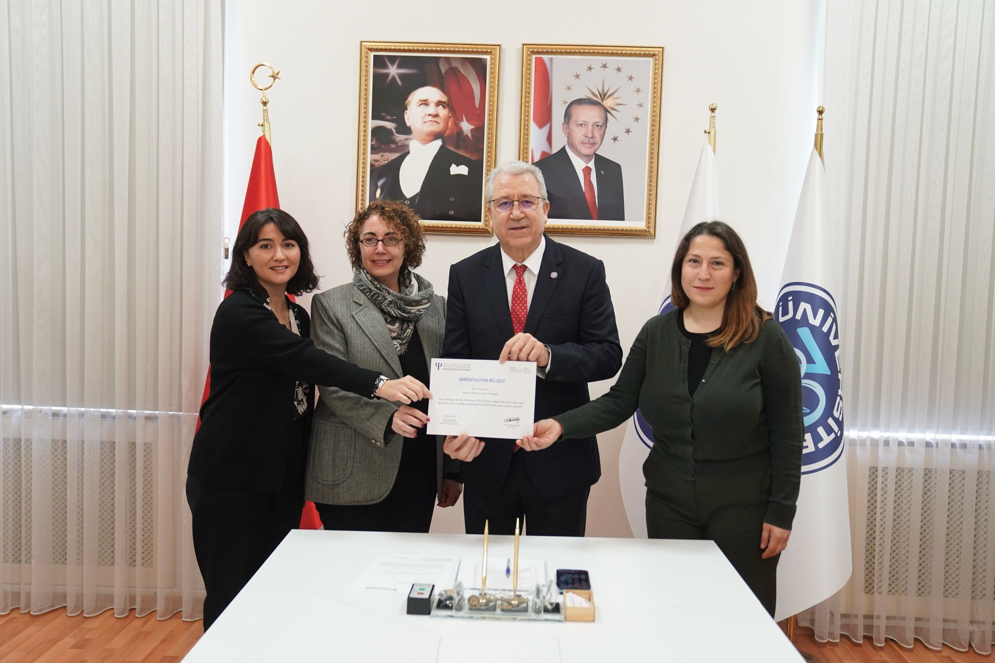 Ege Üniversitesi Psikoloji Bölümü 2030 yılına kadar yeniden akredite edildi