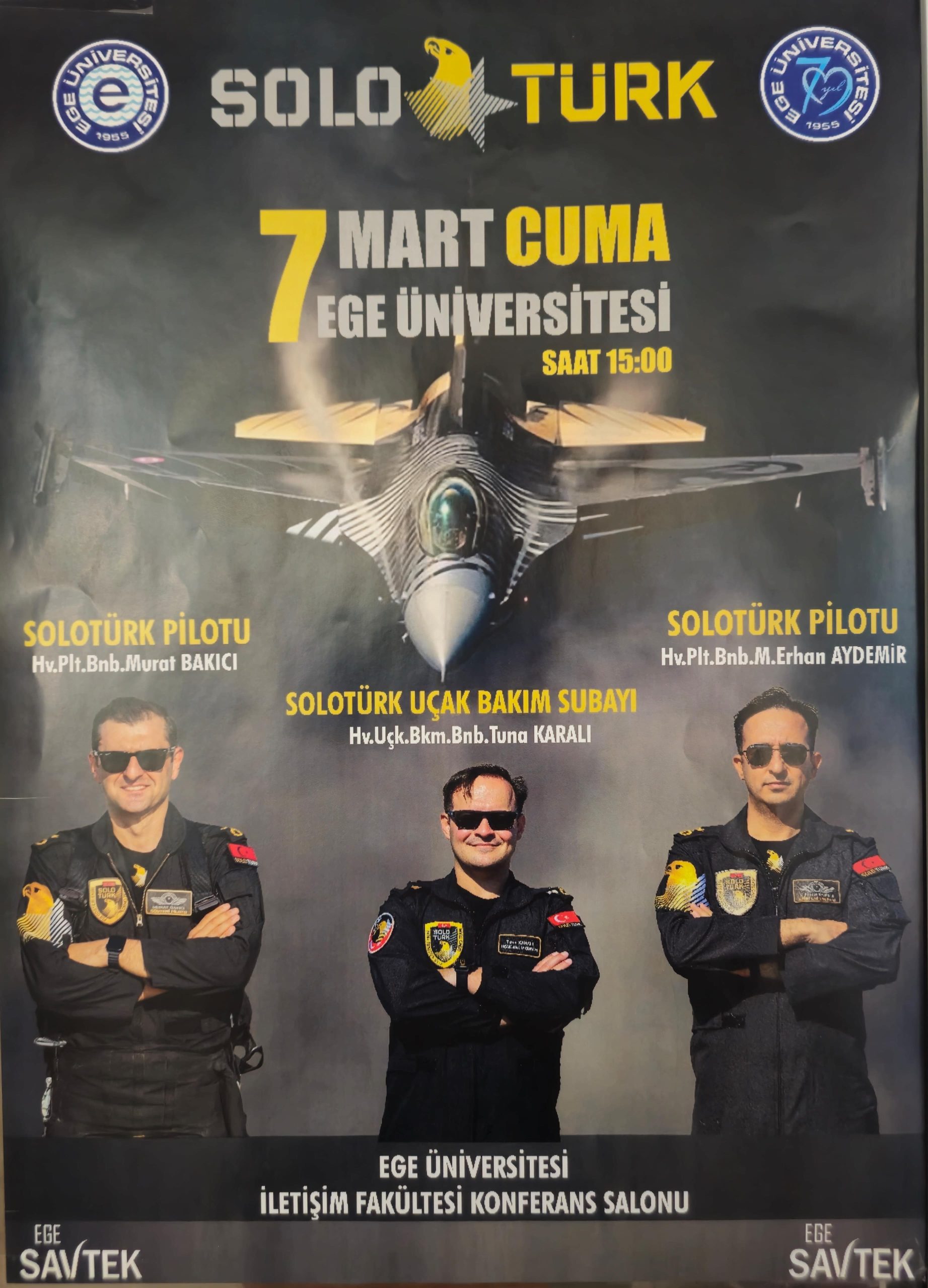 SOLOTÜRK EGE ÜNİVERSİTESİNE KONUK OLUYOR