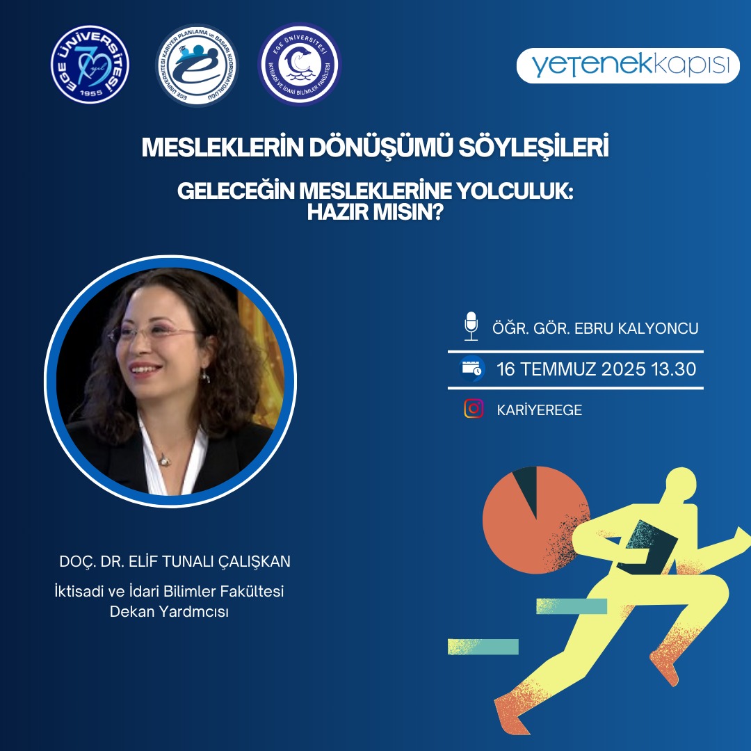 EÜ’de “Mesleklerin Dönüşümü ve Geleceğe Hazırlık” bilgilendirme canlı yayınları başladı