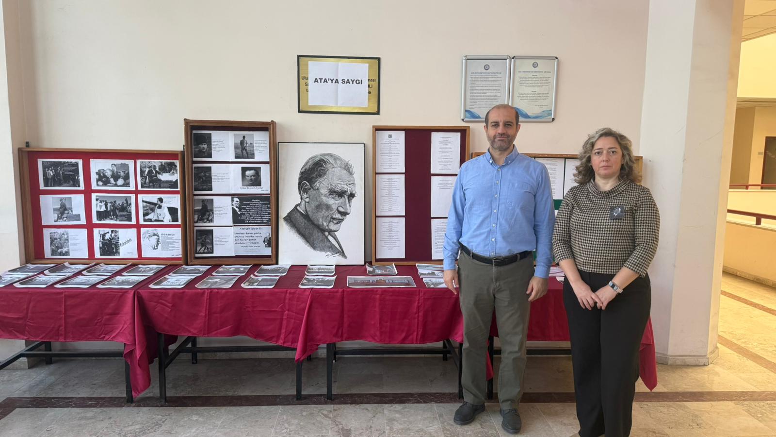 EÜ’de “Atatürk’ü Anma” köşesi açıldı
