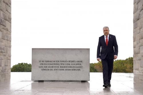 ++EGE- Prof.Dr.Necdet Budak Çanakkale Şehitliği Ziyaret (1)